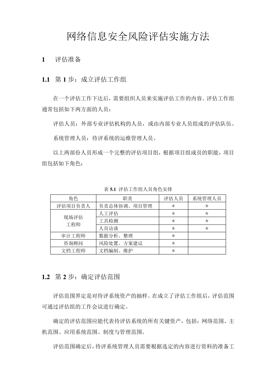网络信息安全风险评估实施方法_第1页