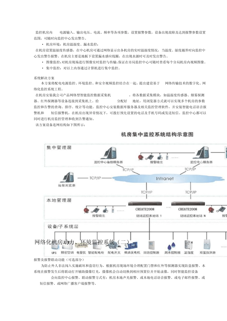 网络化机房动力、环境监控系统解决方案_第2页