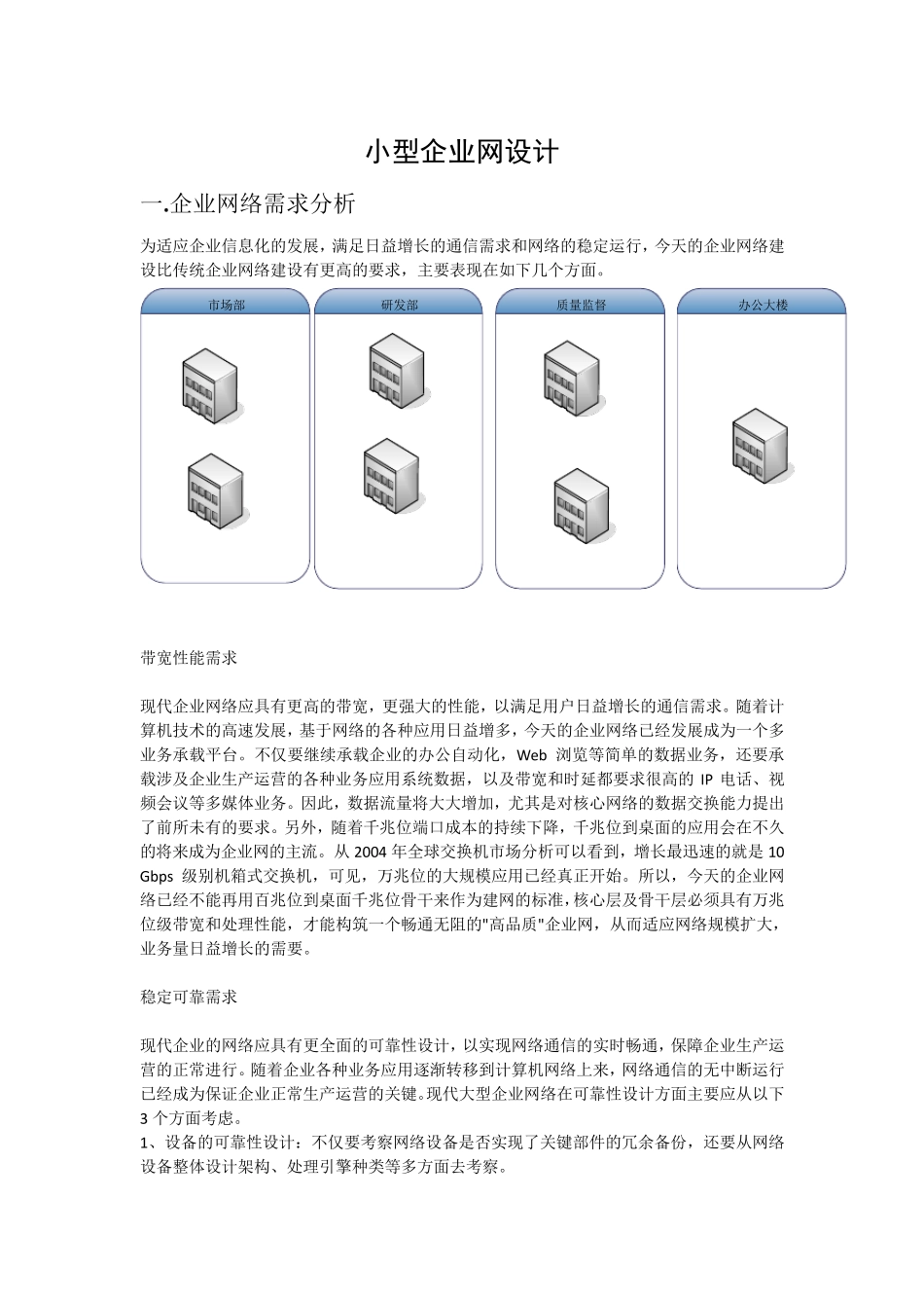 网络工程设计实验报告_第2页