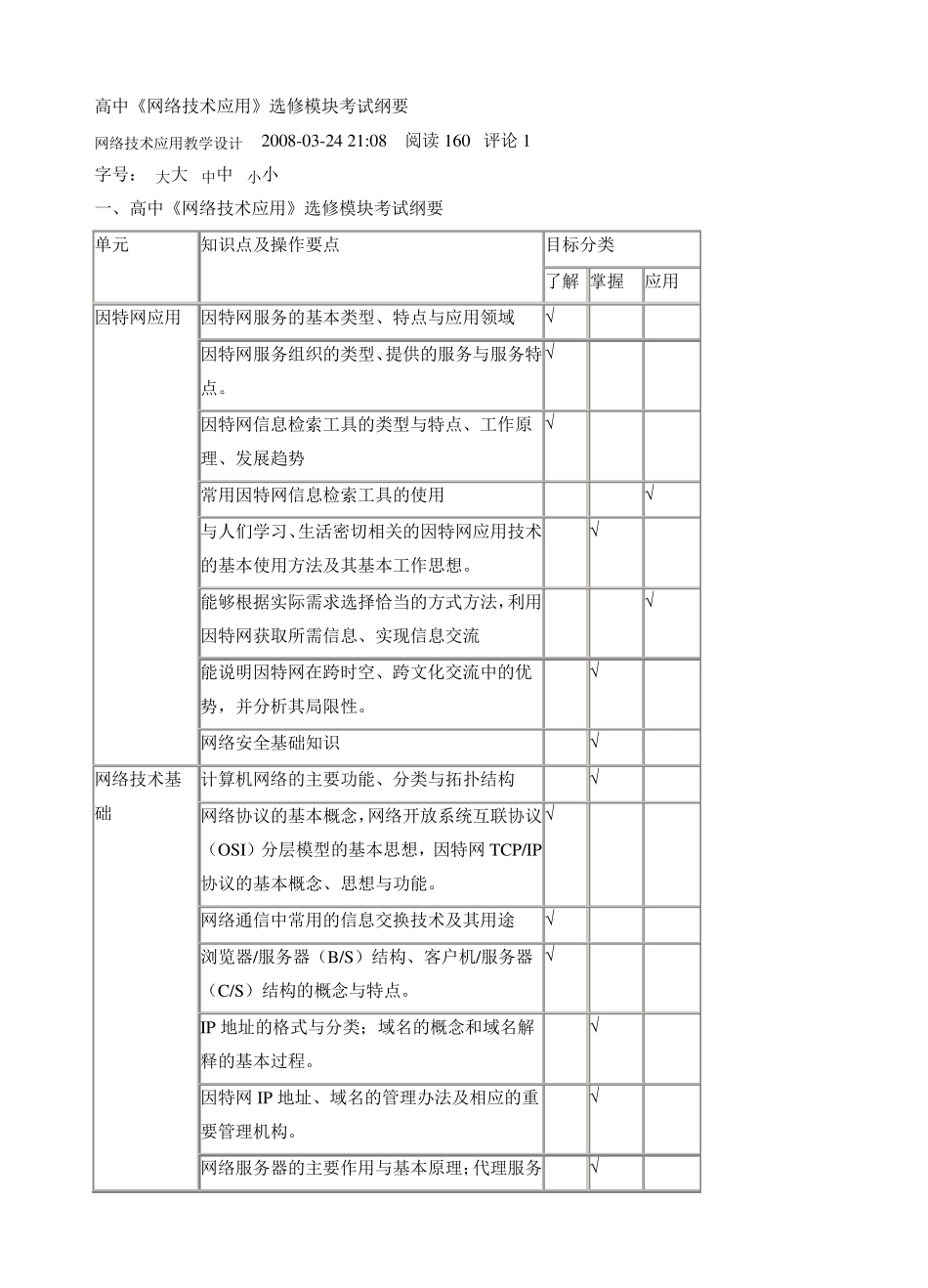 网络技术应用(绝对完整)_第1页