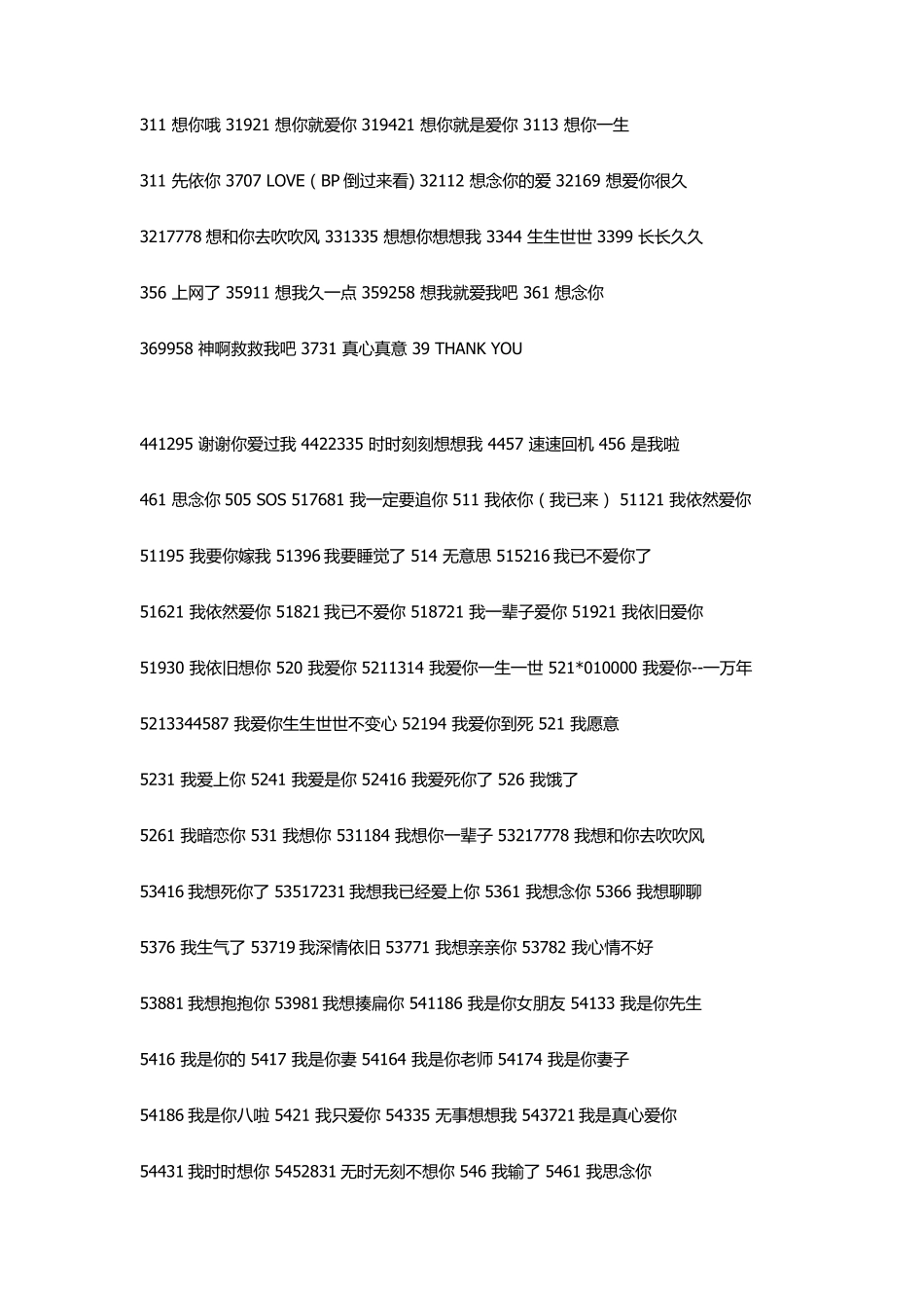 网络数字用语_第2页