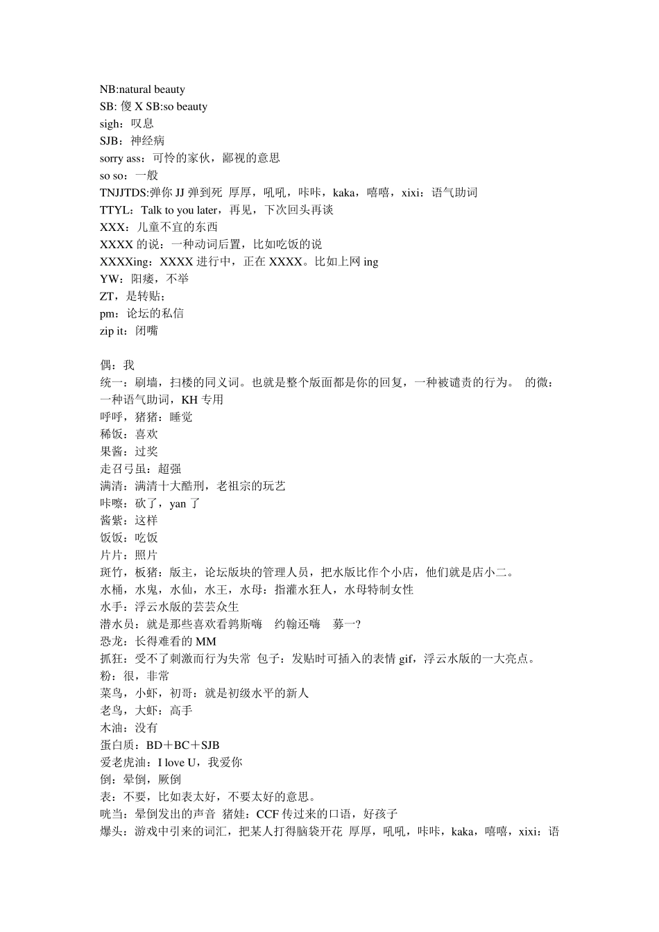 网络词语大全_第3页