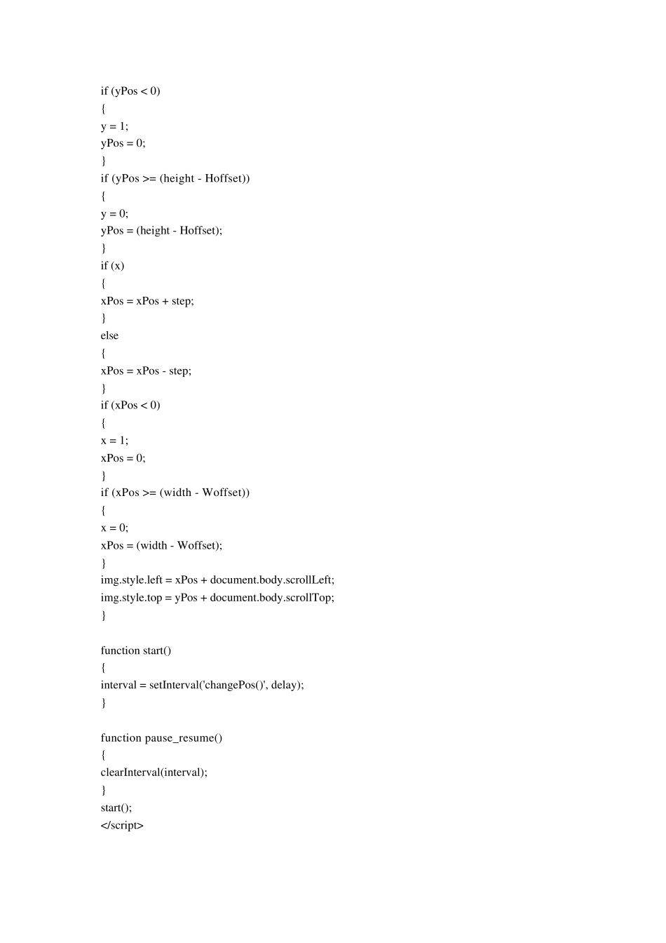 网页浮动窗口代码_第3页