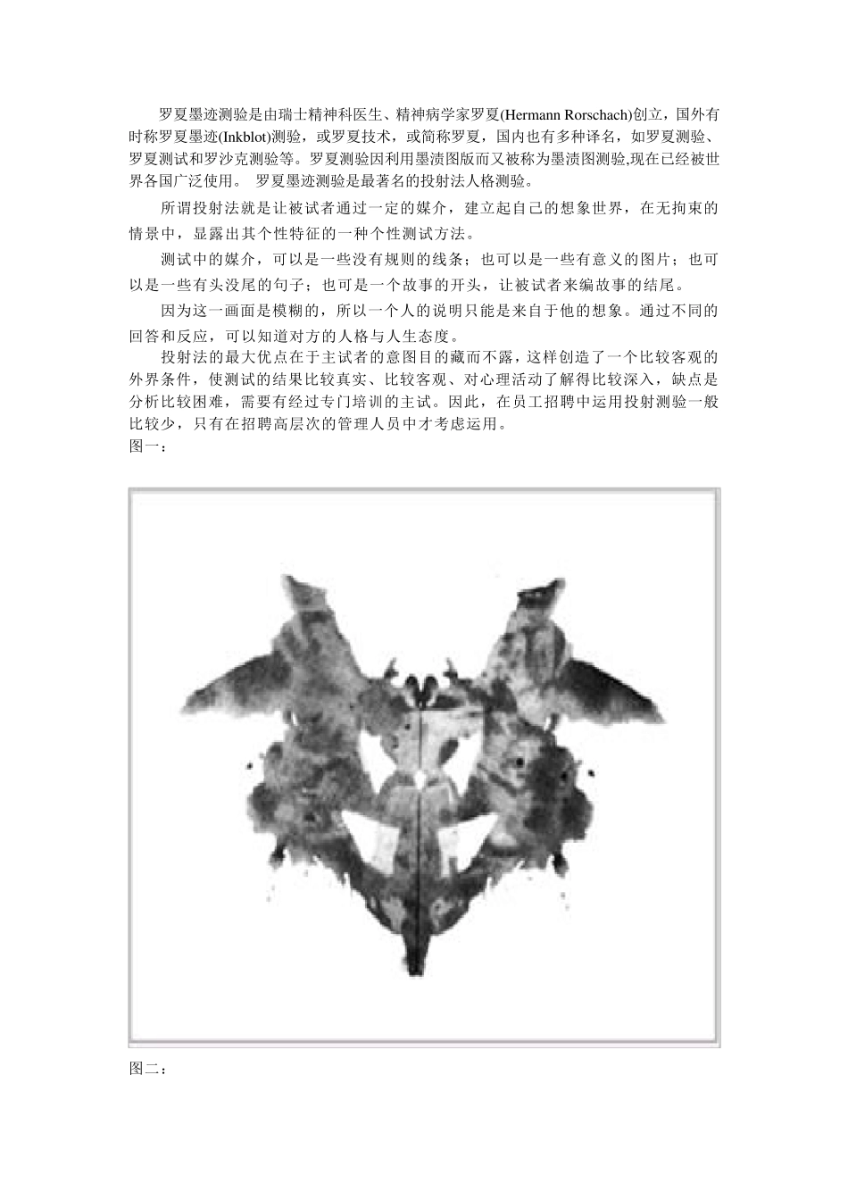 罗夏墨迹图测验(图文详解)_第1页