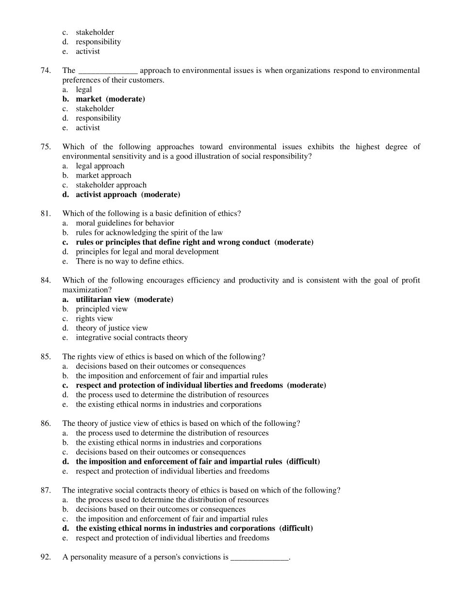 罗宾斯《管理学》第九版题库5_第3页