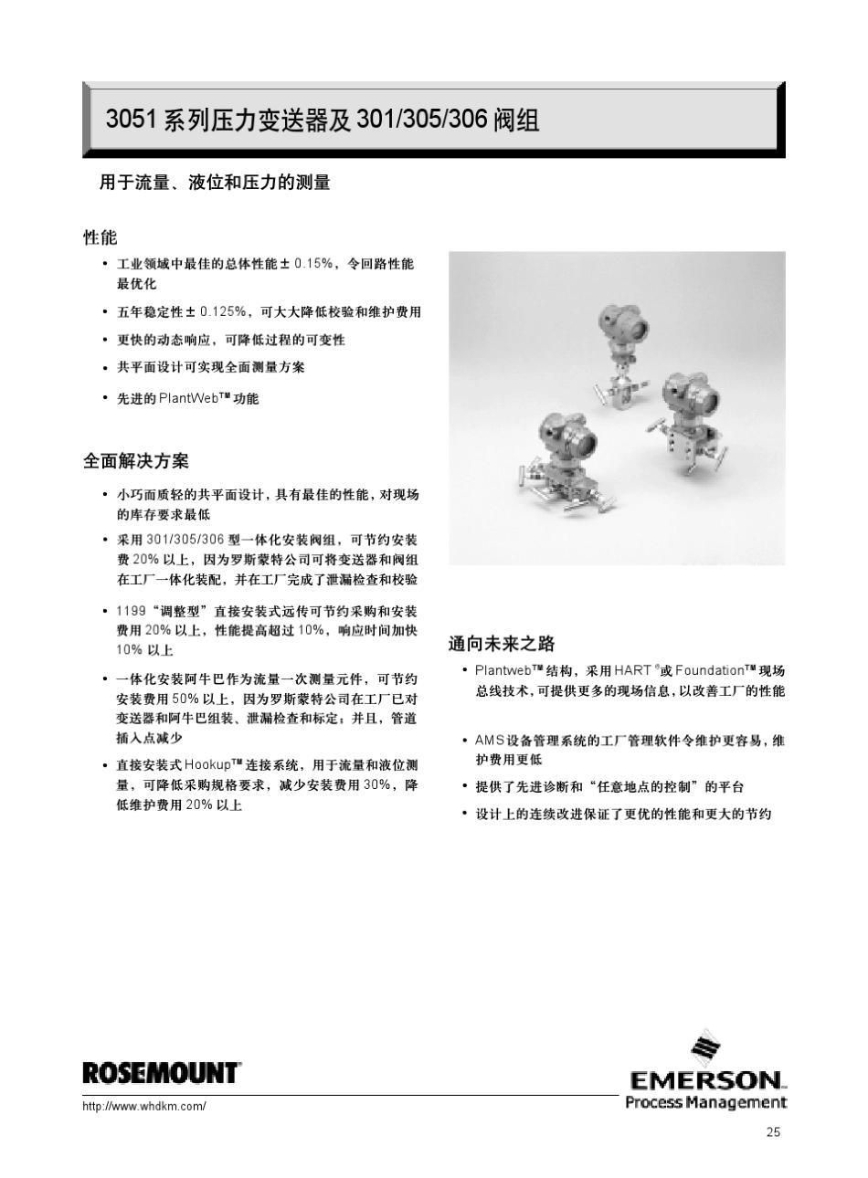 罗斯蒙特选型样本_第1页