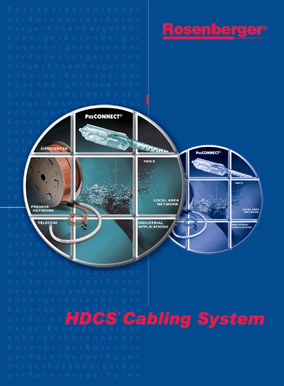 罗森伯格罗森伯格综合布线产品目录_第1页