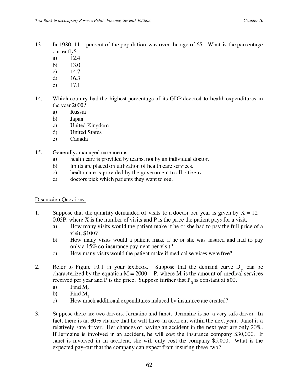 罗森财政学第七版(英文版)配套习题及答案Chap010_第3页