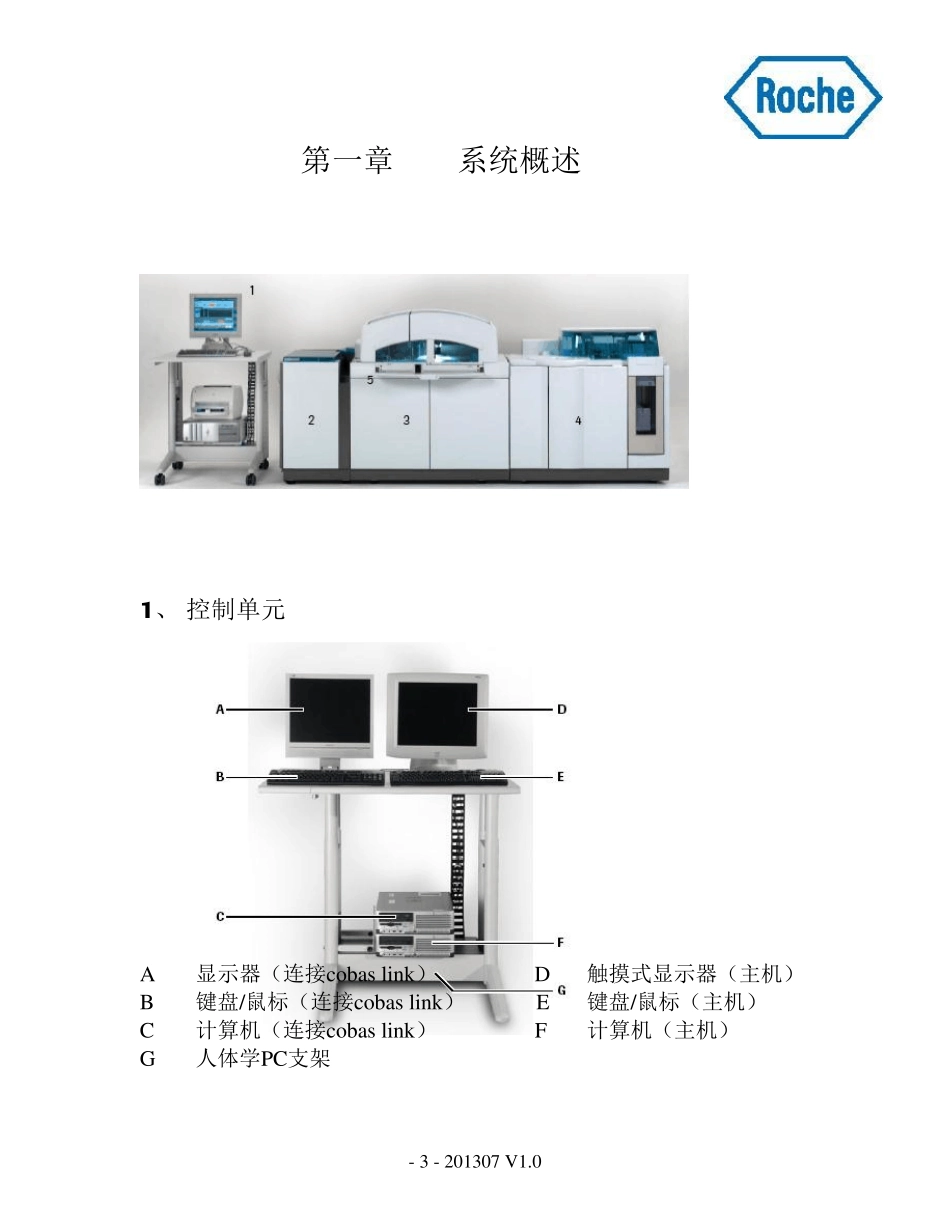 罗氏E601电化学发光免疫分析仪用户操作手册_第3页
