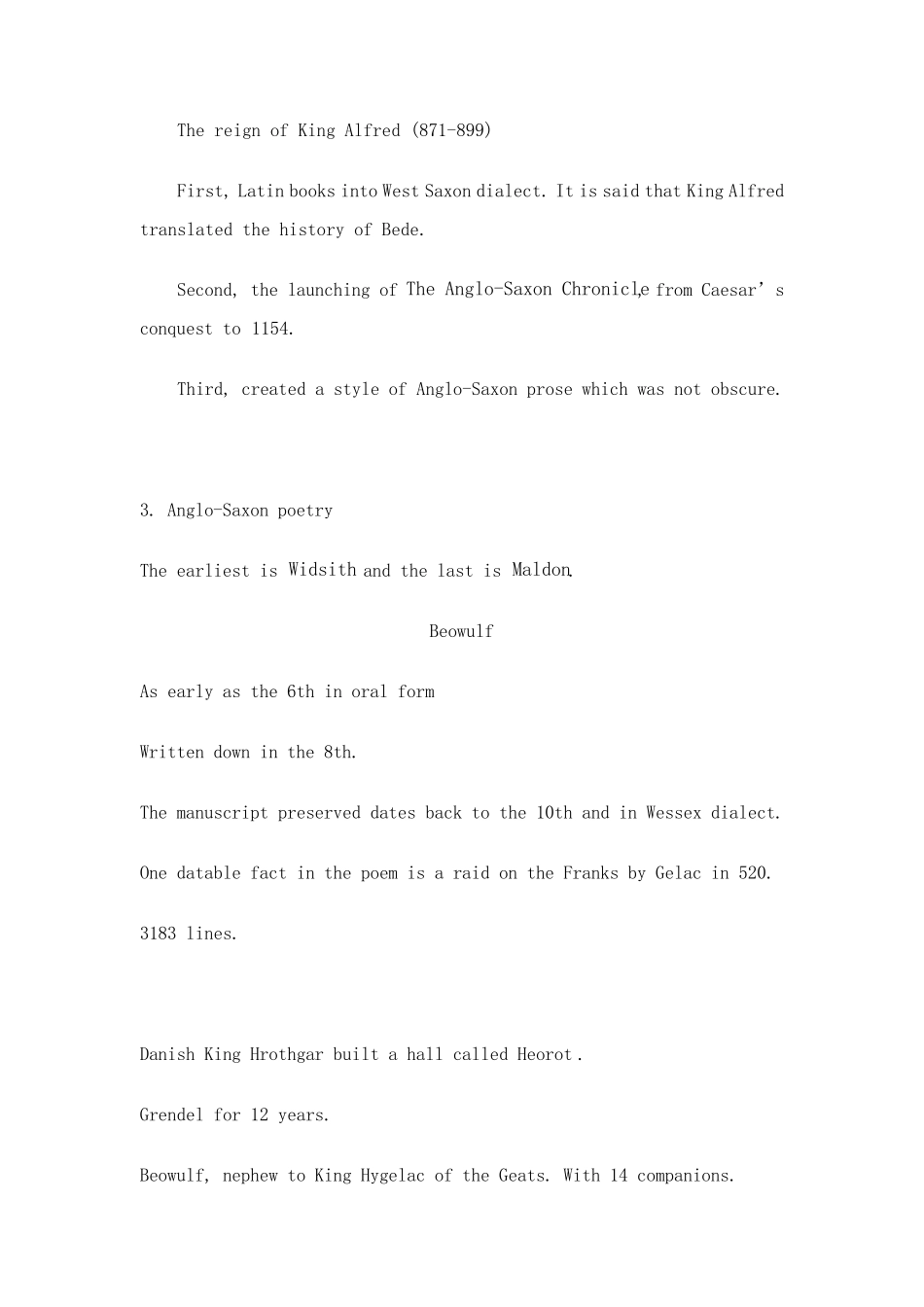 罗经国版《新编英国文学选读》笔记_第3页