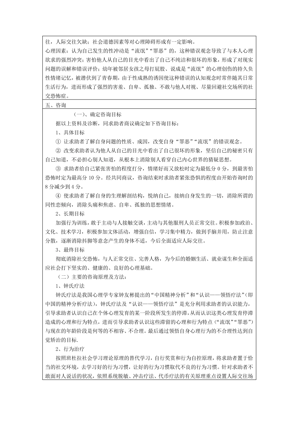 罪犯心理矫治个案报告_第3页
