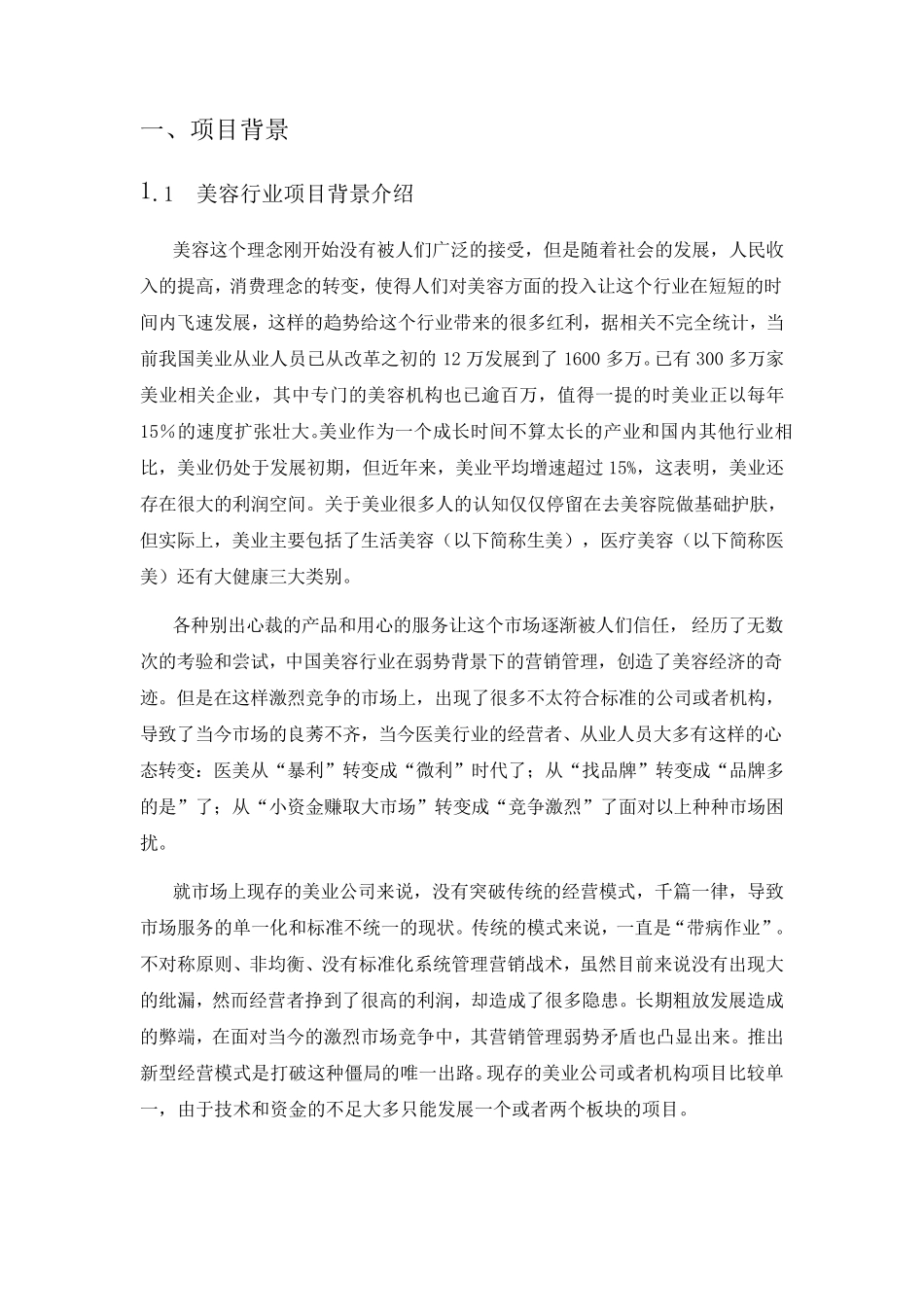 美业公司项目计划书_第3页