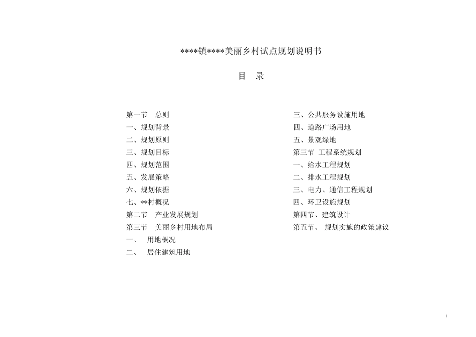 美丽乡村说明书_第1页