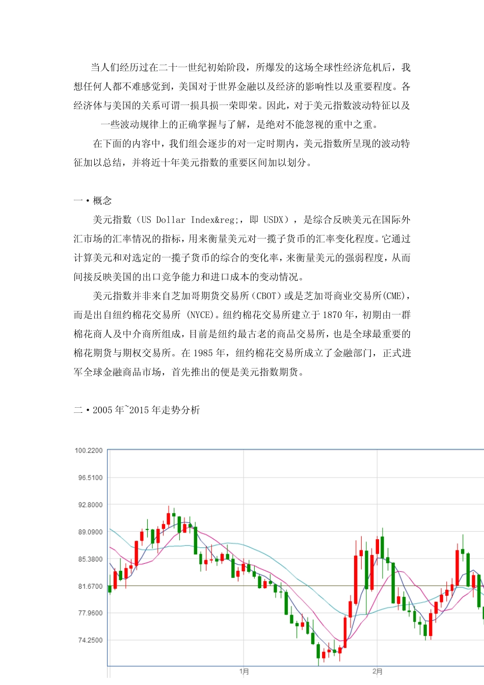 美元指数2005~2015走势分析_第2页
