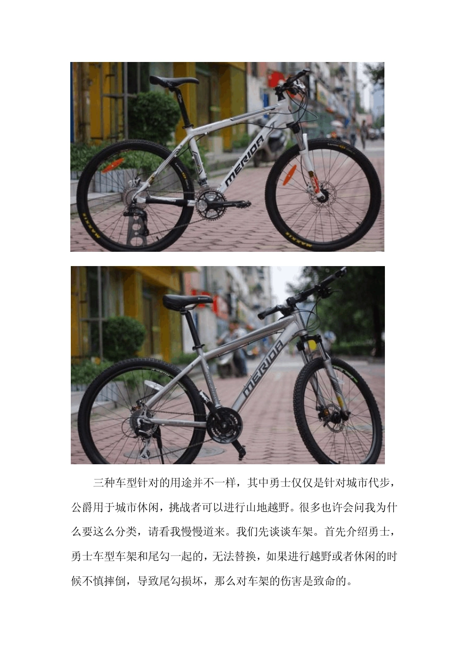 美利达自行车入门车型选购指南_第2页