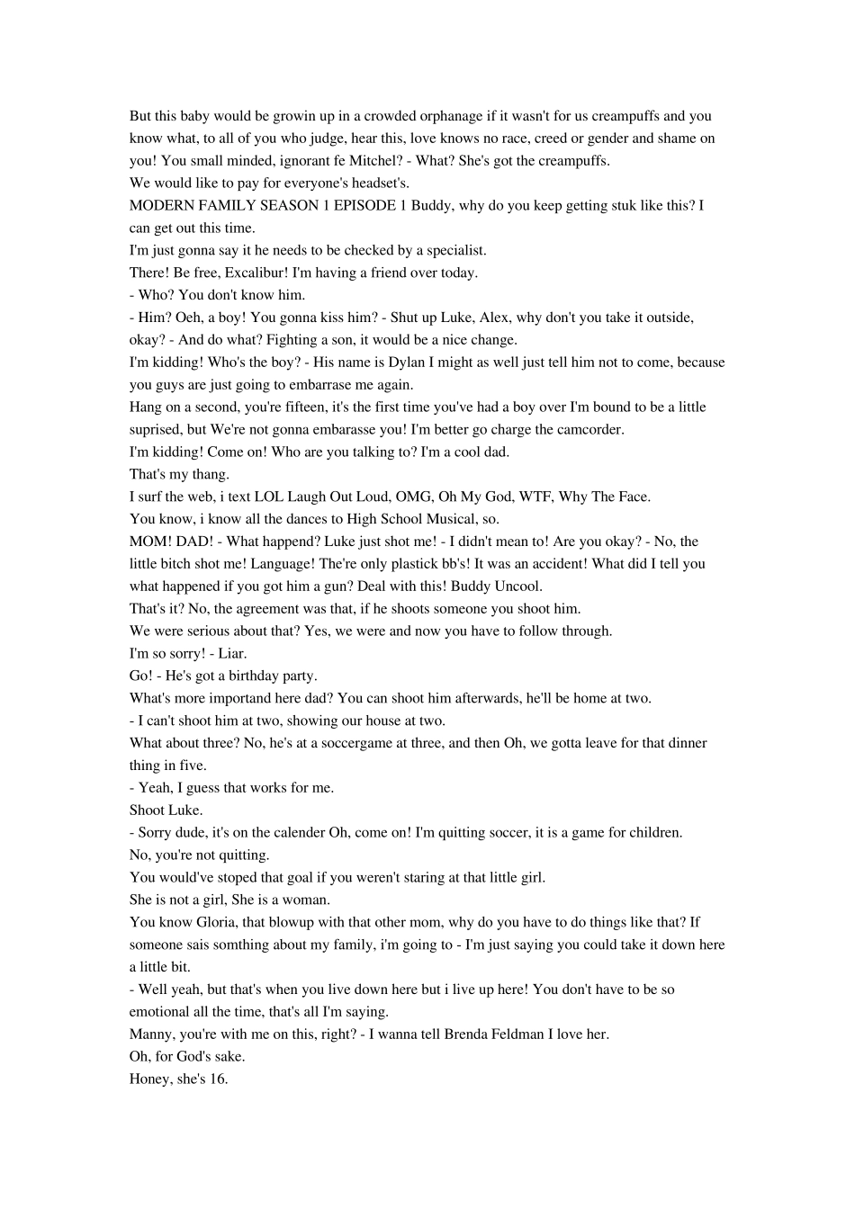 美剧学习摩登家庭第一季第一集英文对白modernFamilys1e1_第2页