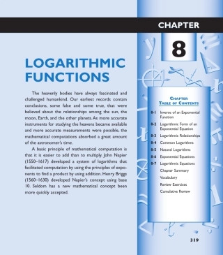 美国algebra2Chapter08教材