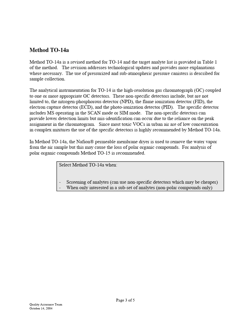 美国EPA气体污染检测方法TO14和TO15的比较_第3页
