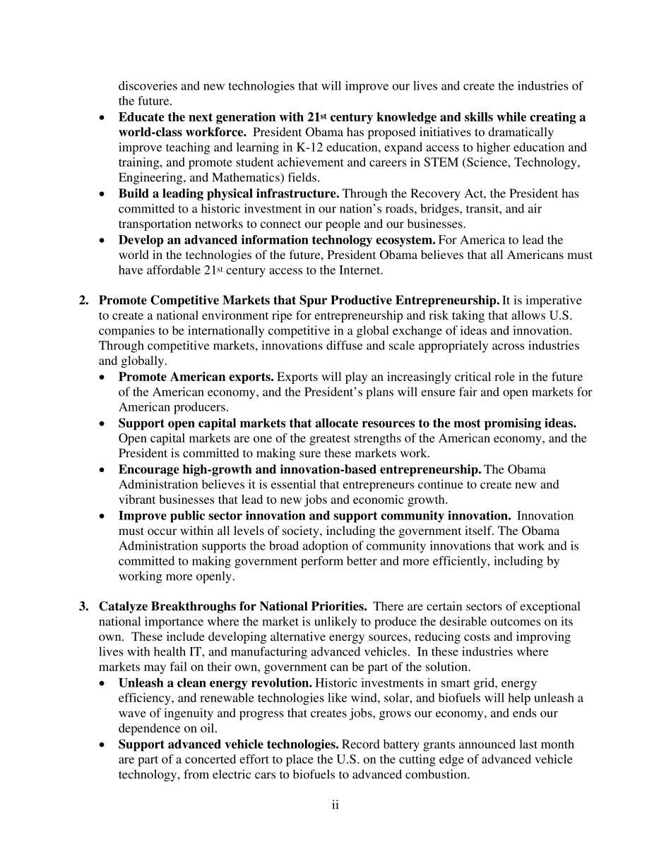 美国创新战略：推动可持续发展增长和高质量就业_第3页