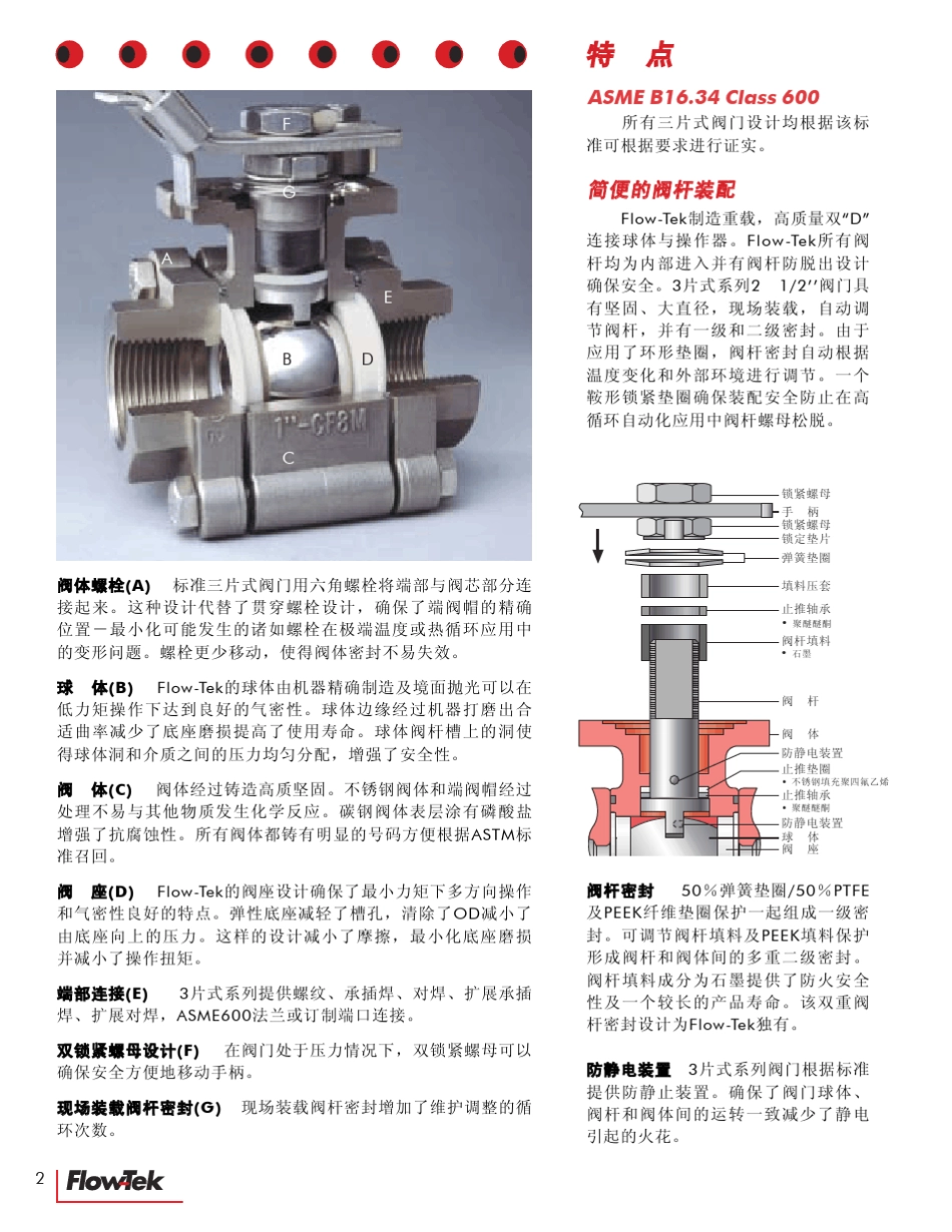 美国博雷(BRAY)TRIAD(3片式球阀)_第3页
