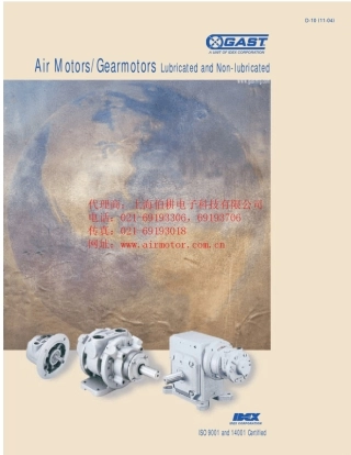 美国叶片式气动马达