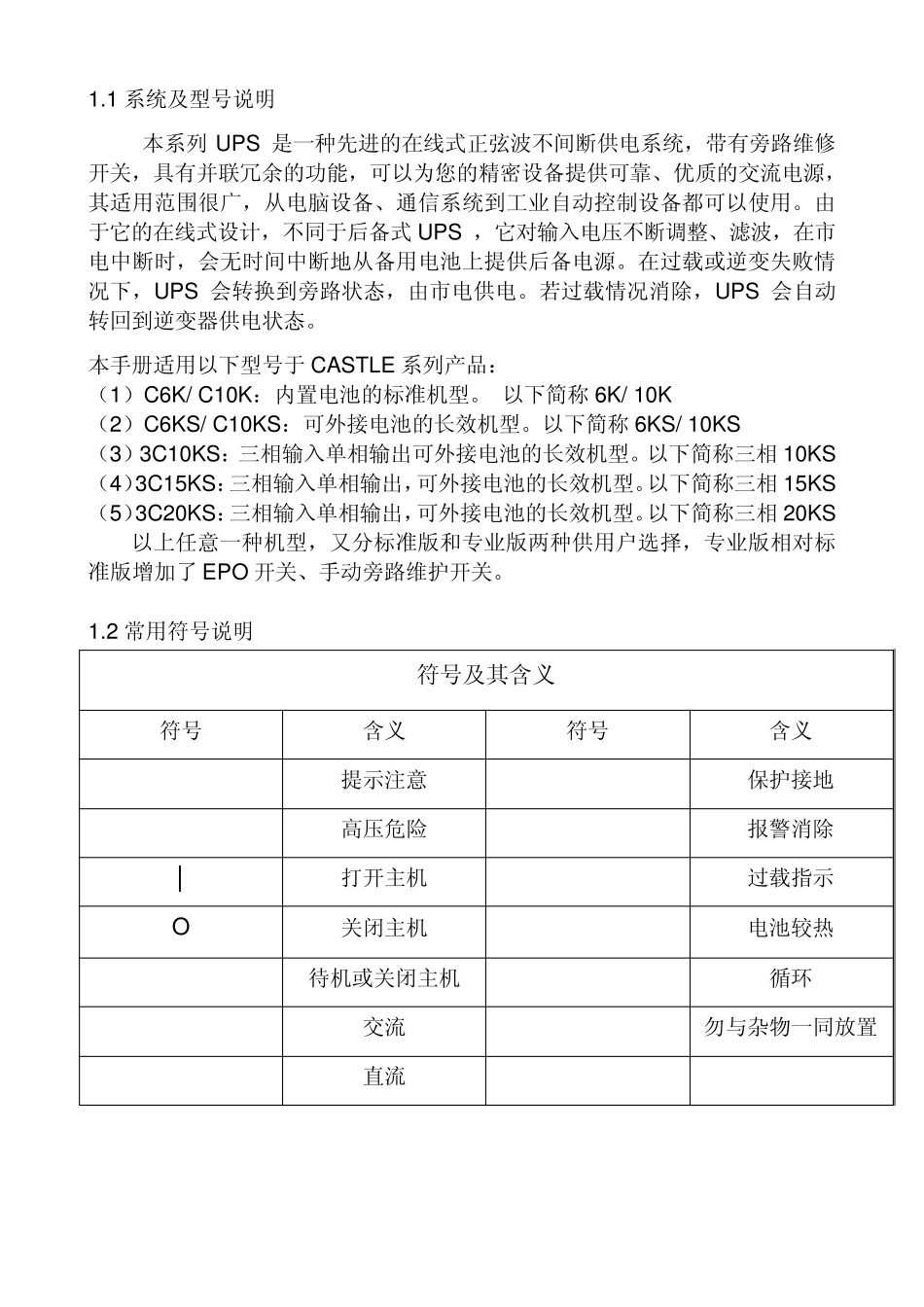美国山特(STPOWER)UPS用户手册_第3页