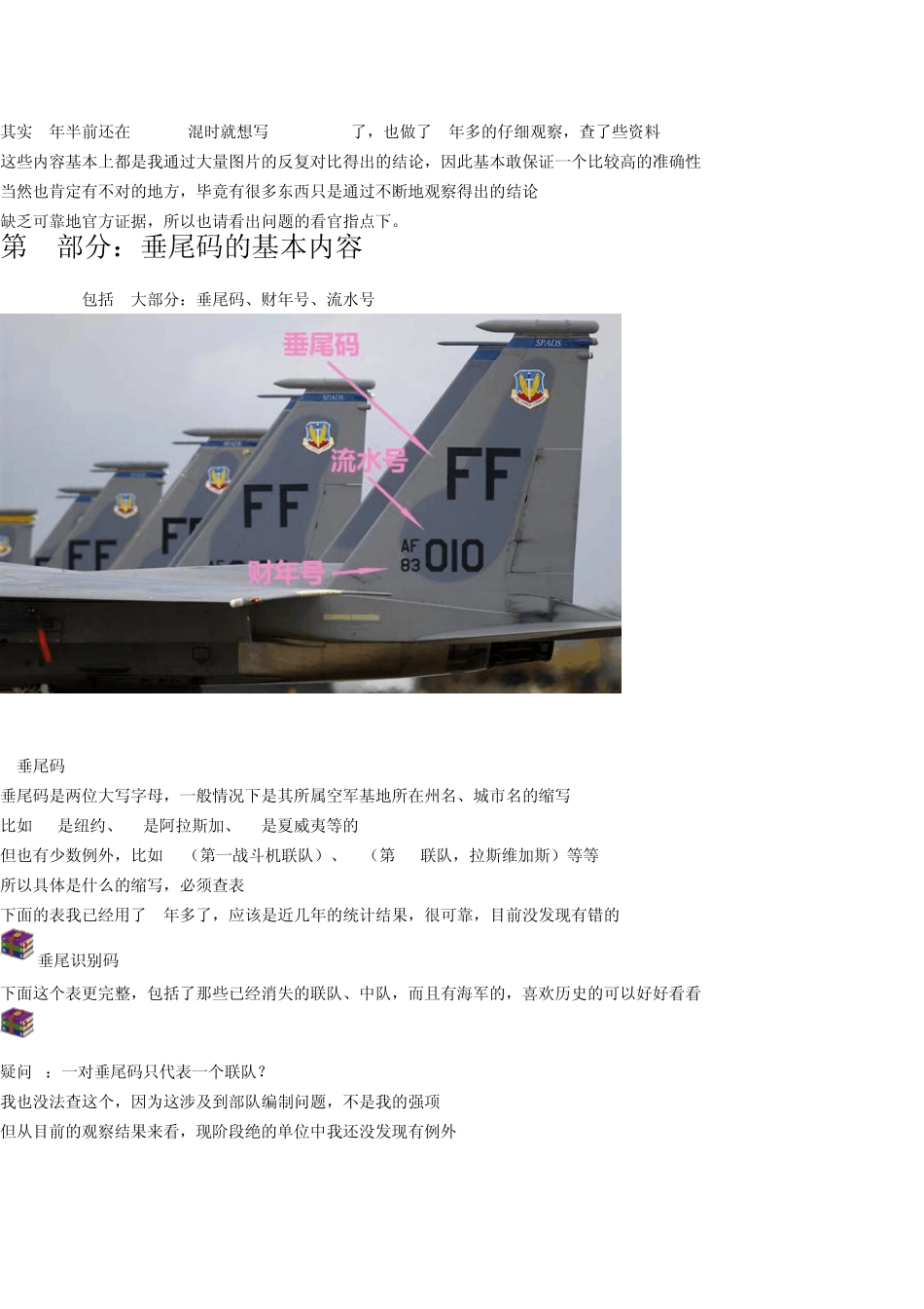 美国空军垂尾上的编码标记_第1页