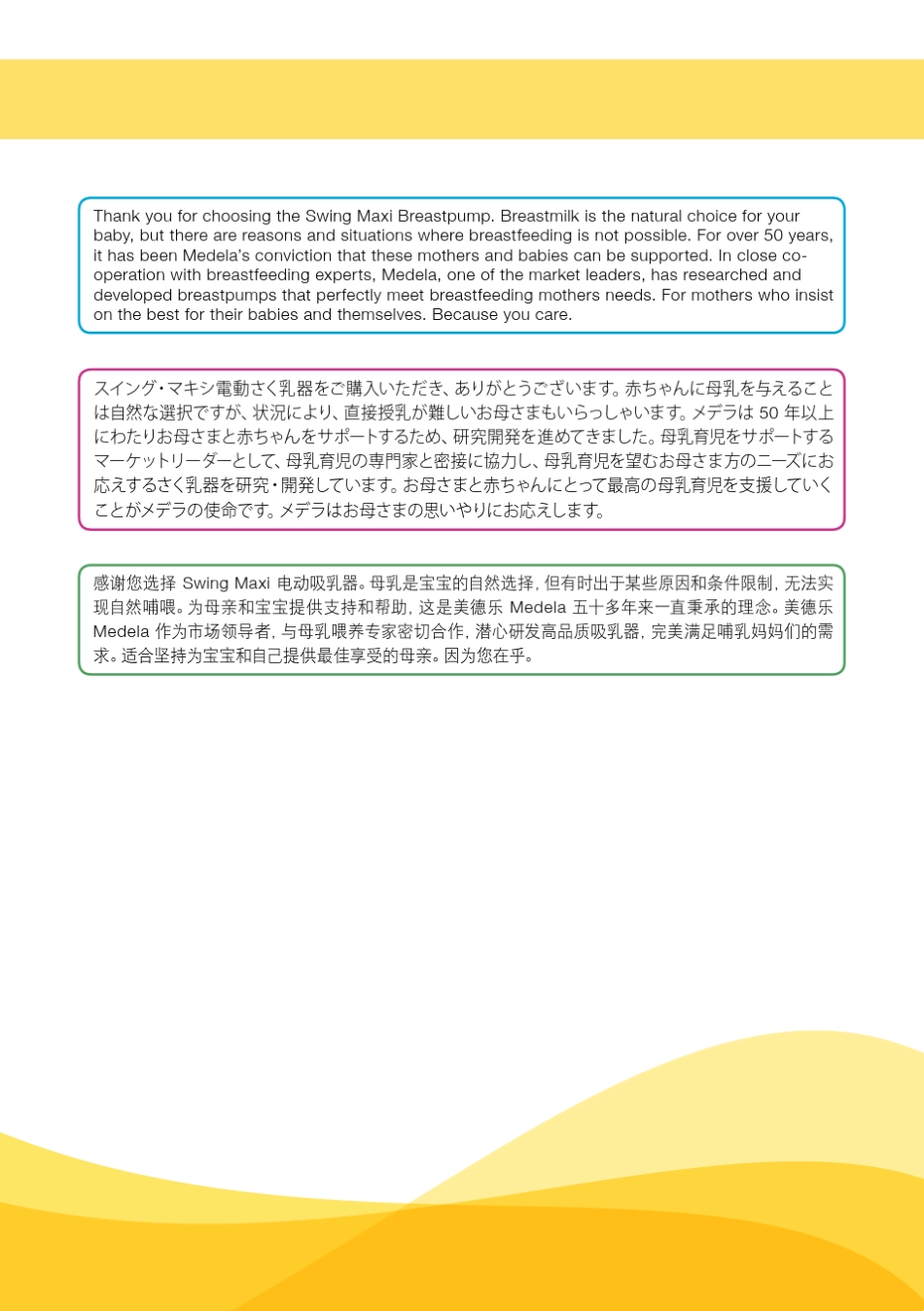 美德乐丝蕴翼swingmaxi电动吸奶器说明书_第2页