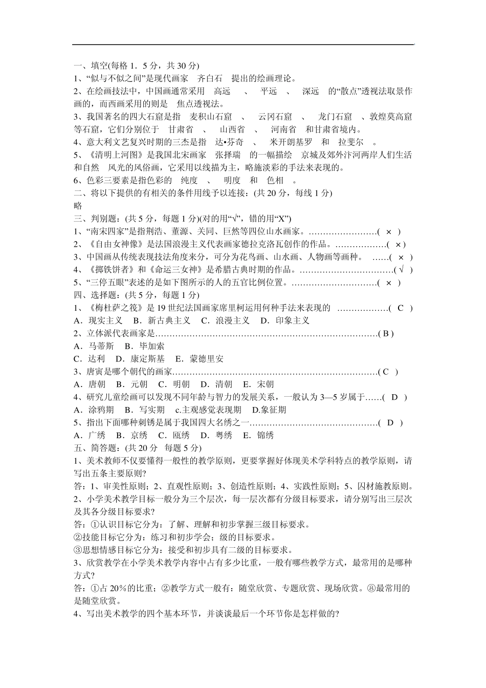 美术专业理论知识_第3页