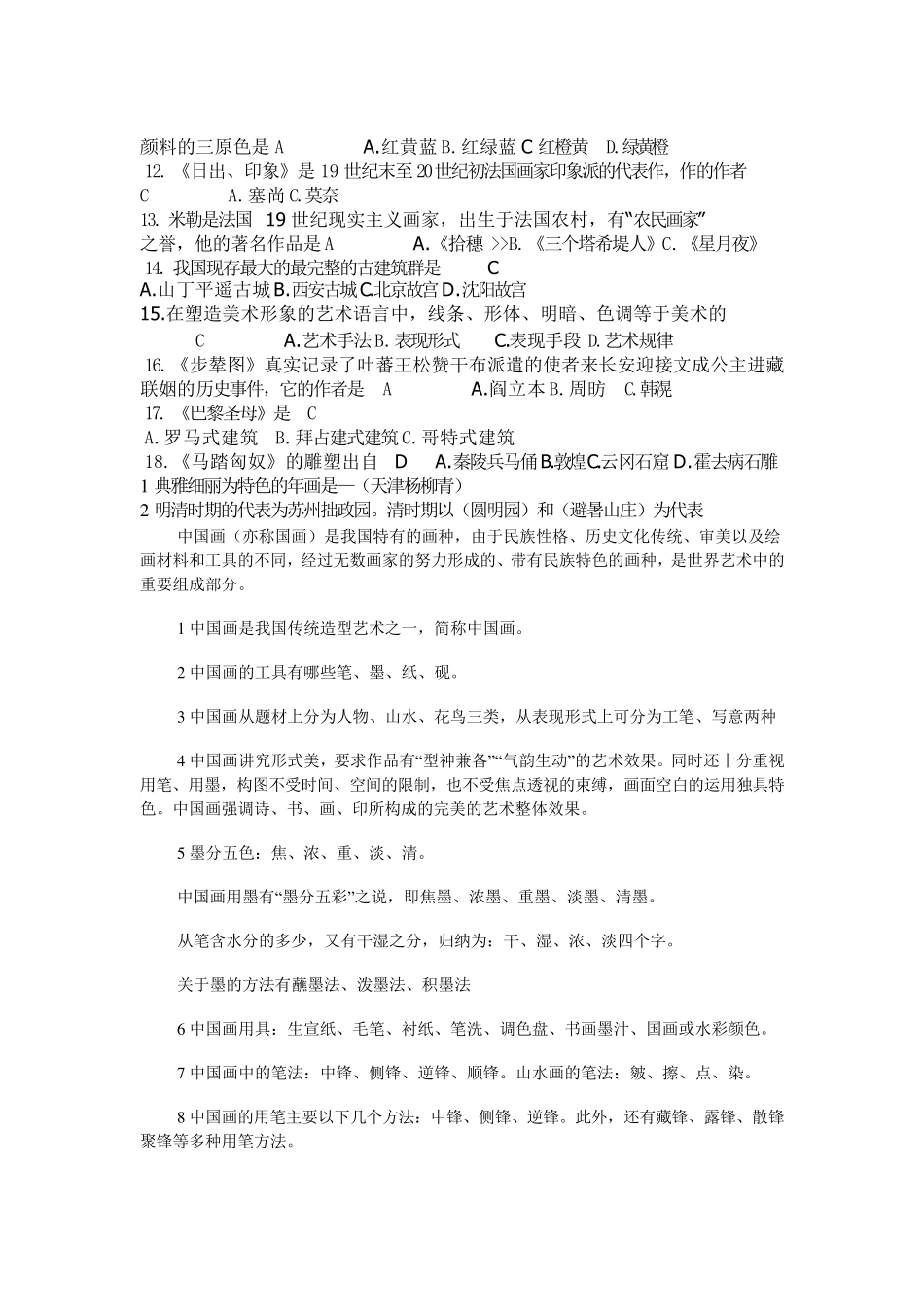 美术专业知识_第2页