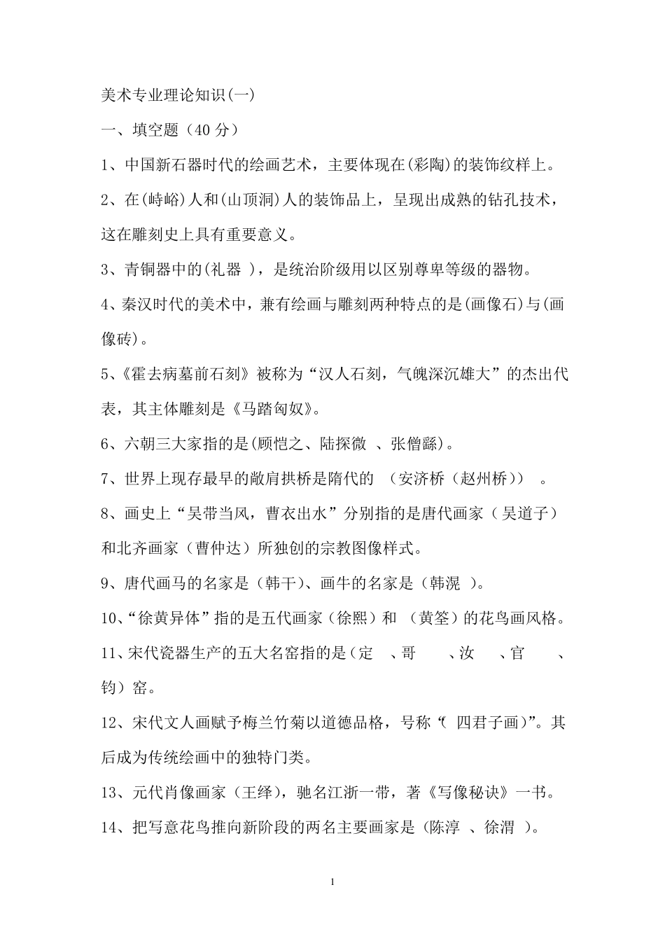 美术基础知识大全_第1页