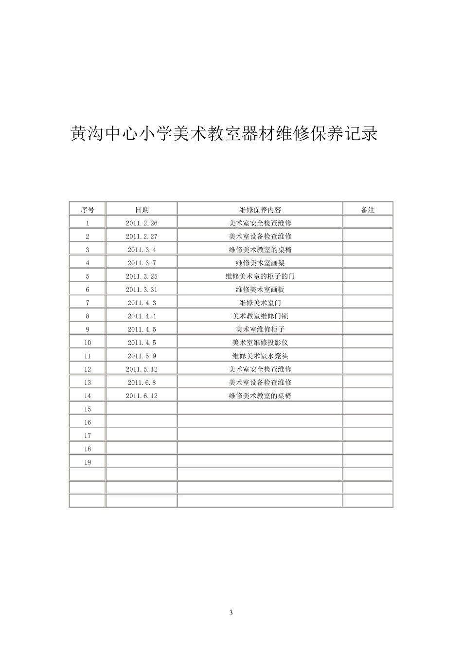 美术室维修保养记录_第3页