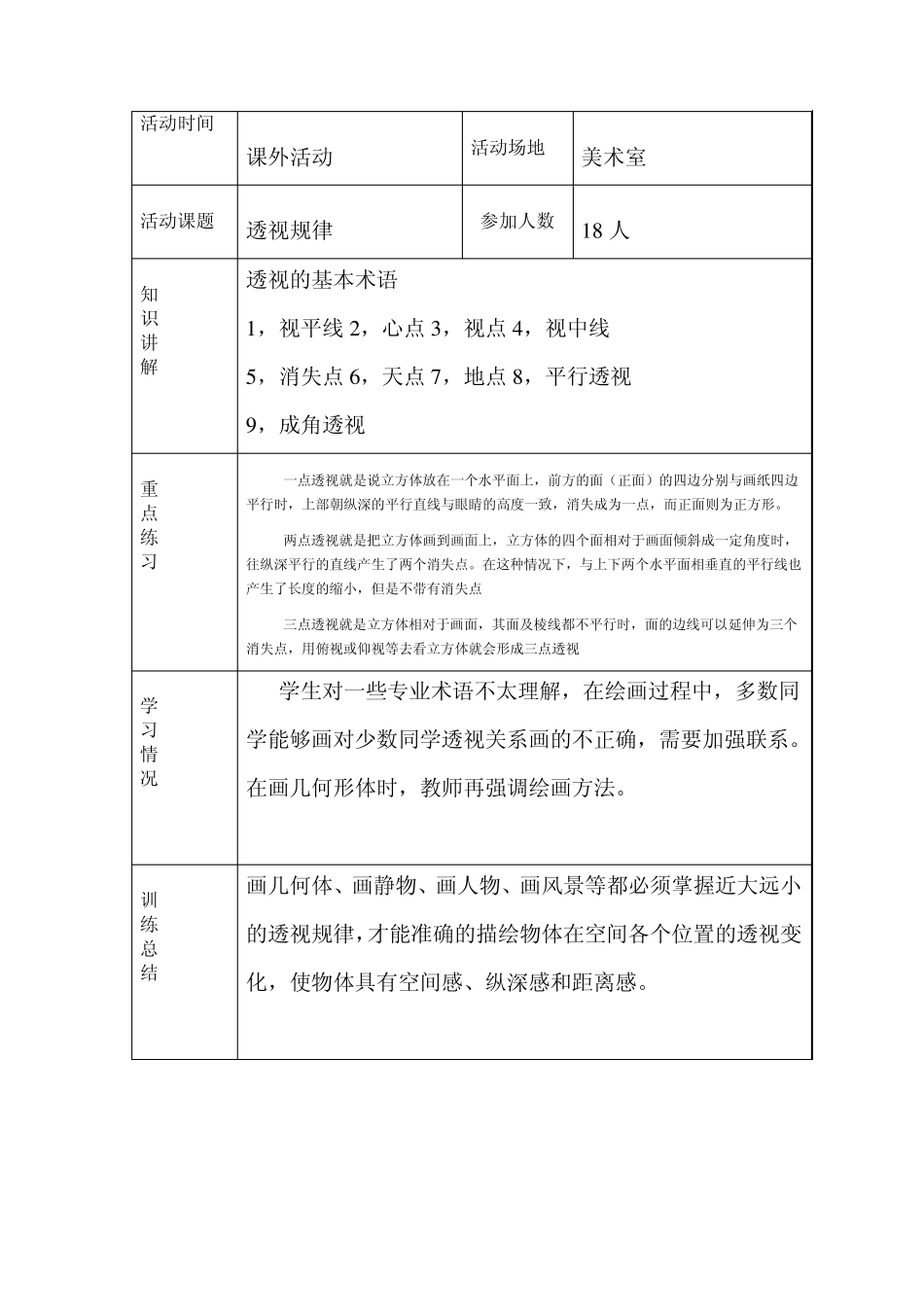 美术活动记录_第3页