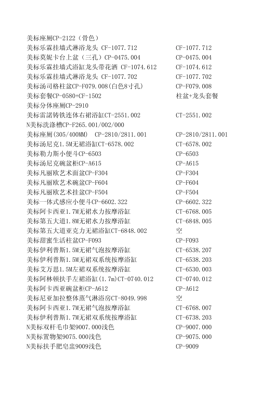 美标洁具价格_第2页