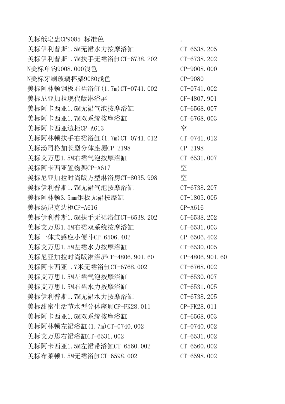 美标洁具价格_第3页