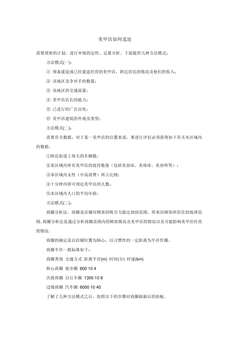 美甲店如何选址_第1页