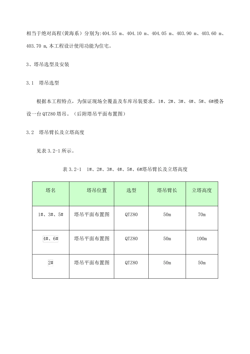 群塔作业施工方案群塔作业方案_第3页