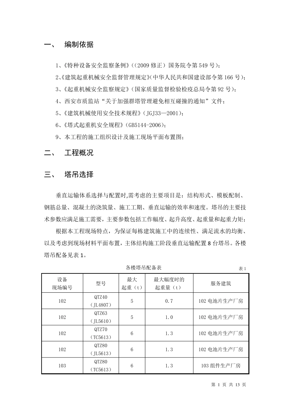 群塔防碰撞施工方案_第2页