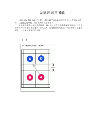 羽毛球发球规则及技术分析(附有图解)