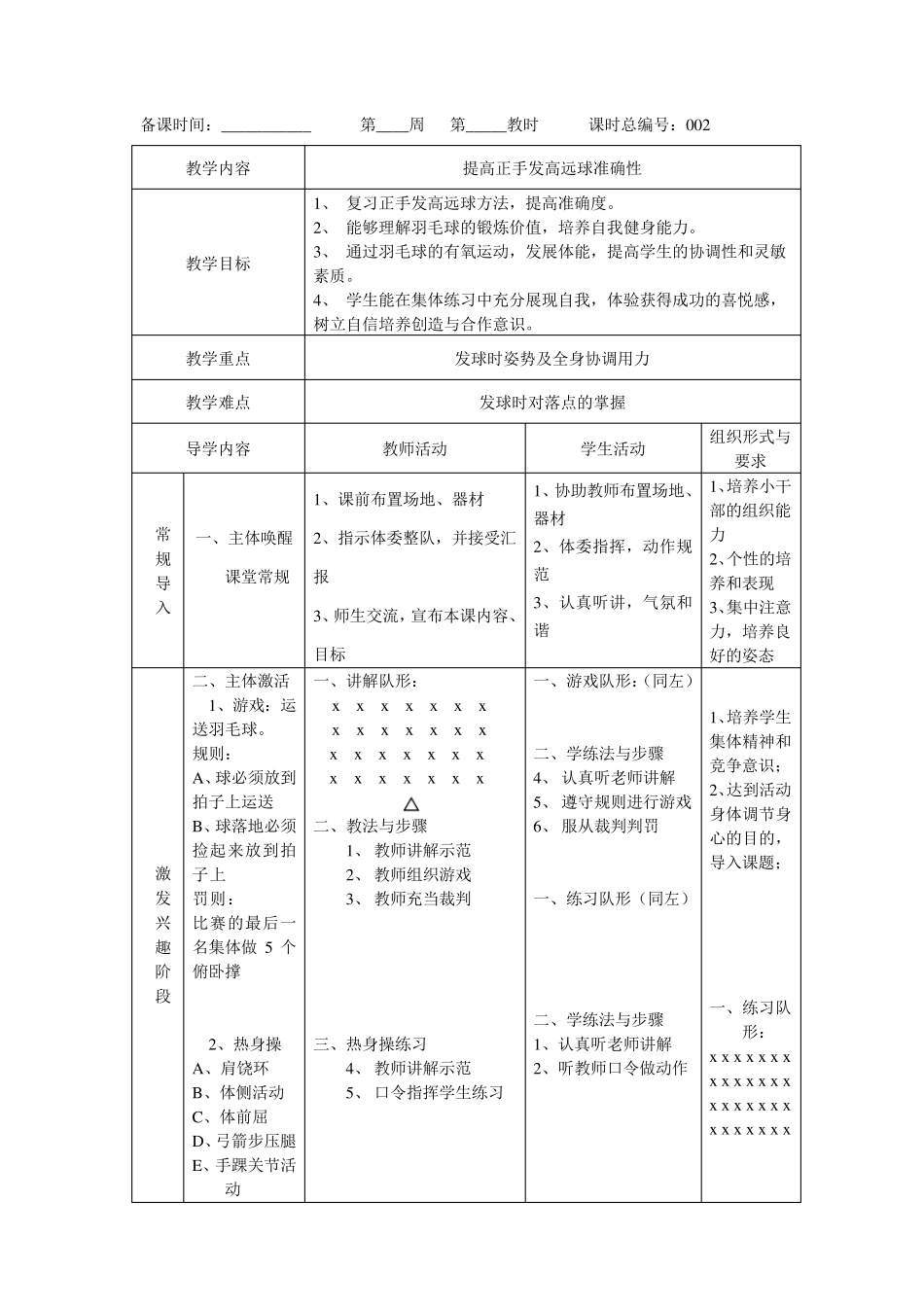 羽毛球教案36课时_第3页