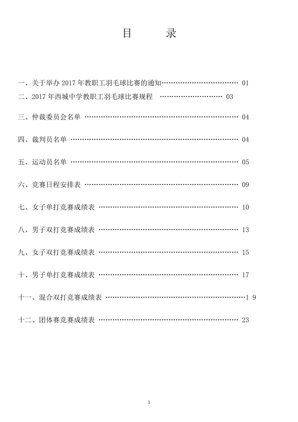羽毛球比赛秩序册_第2页