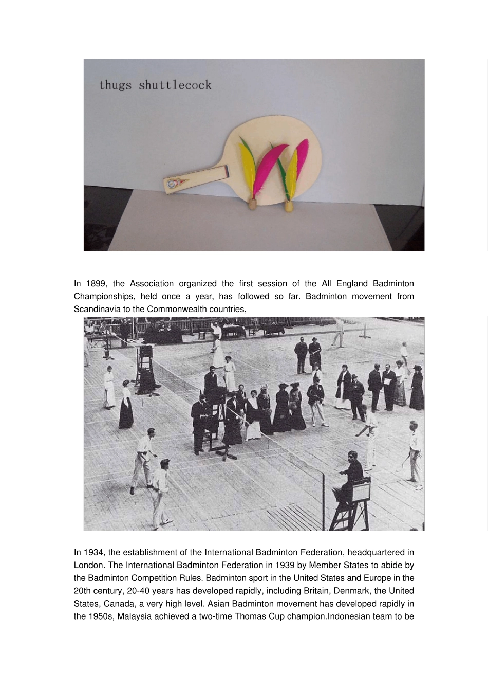 羽毛球的历史英语版_第2页