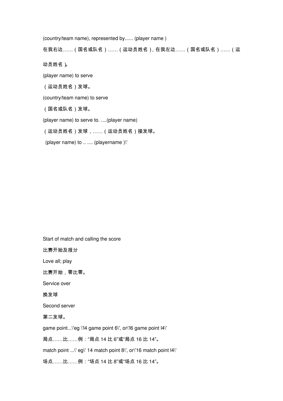 羽毛球裁判英语术语_第3页