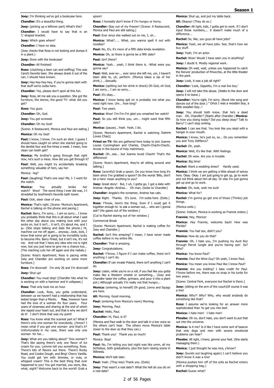 老友记(六人行)第一季剧本省纸打印版免费_第2页