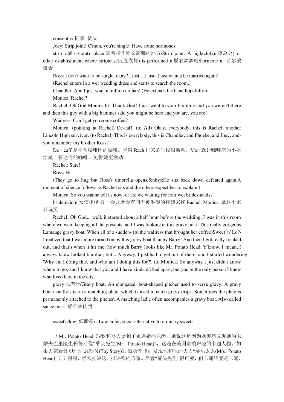 老友记中英文本及笔记_第3页