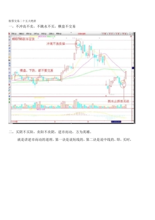 老股民总结的25条股票交易技巧