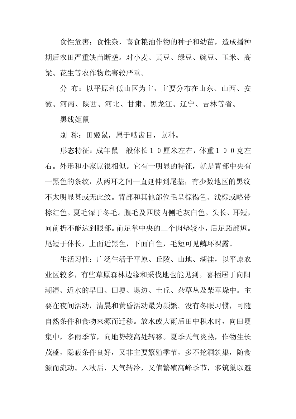 老鼠的种类及分布_第3页