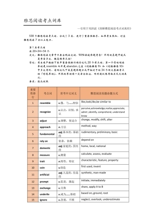 考点词538