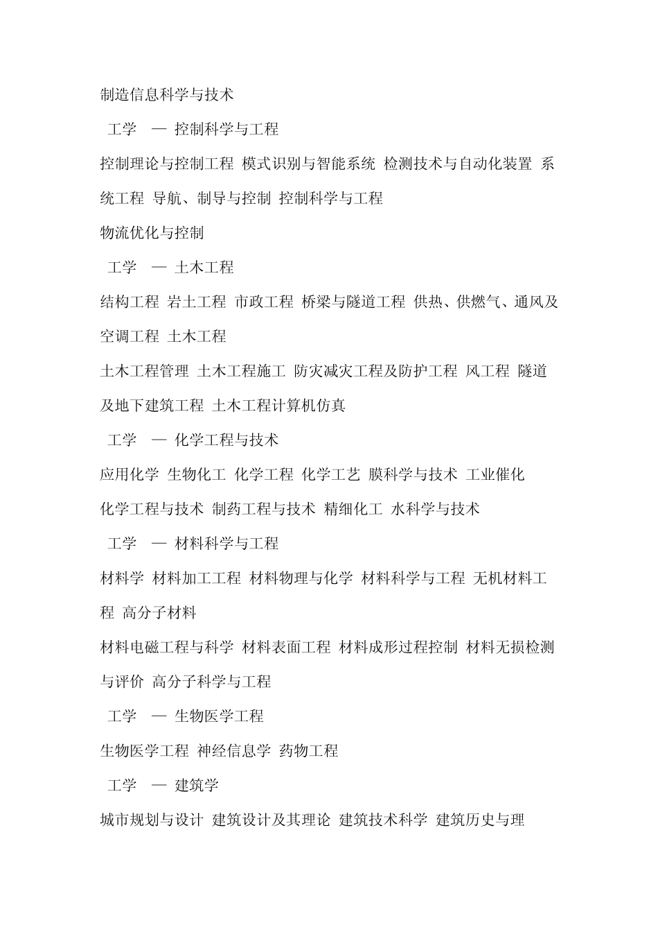 考研专业分类_第2页