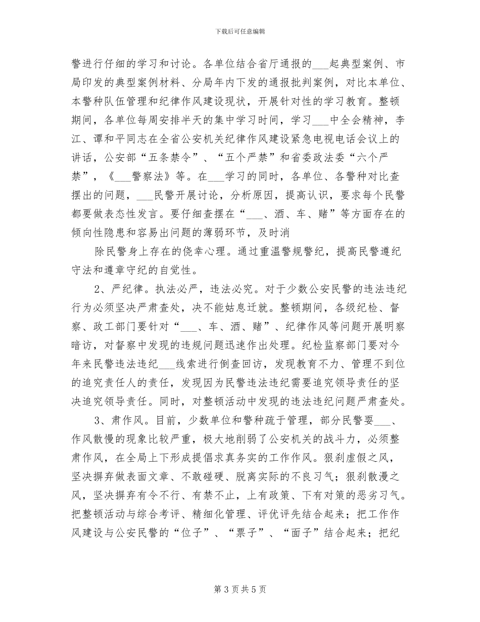 2024年稽查分局作风纪律整顿总结_第3页